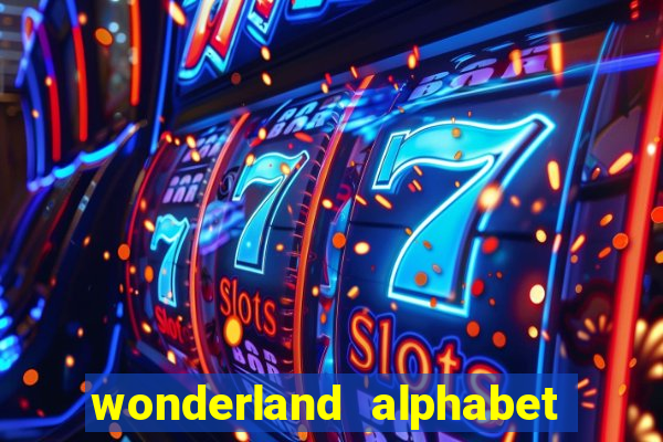 wonderland alphabet comic studio