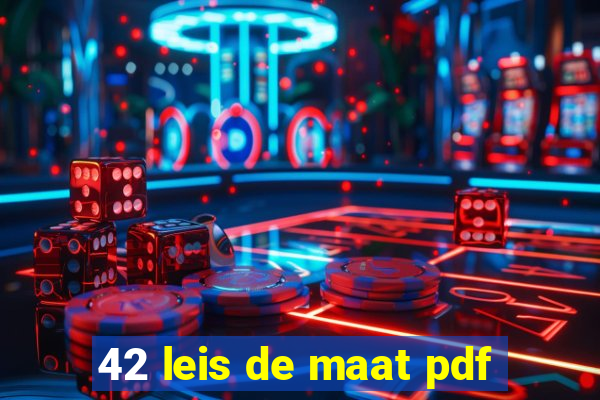 42 leis de maat pdf