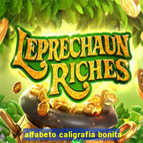 alfabeto caligrafia bonita